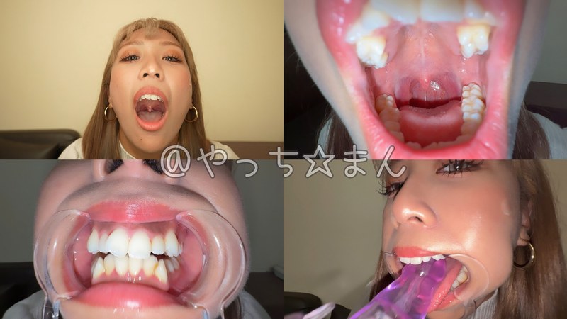 若菜めあり 初喉チンコ触り＆口内観察 アイキャッチ画像 【無料R18動画パラダイス】